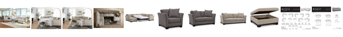 Furniture Elliot II Fabric Sectional and Sofa Collection, Created for Macy's